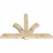 Ekena Millwork Redmond Rough Sawn Timber Gable Bracket, Douglas Fir, 72"W x 48"H x 4"D x 6"F, 16/12 Pitch GBW072X48X0406RED00RDF - alternate 3